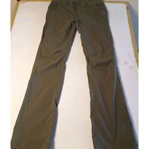prAna Halle Women's Hiking Pants, Slate Green, size 10 Convertible